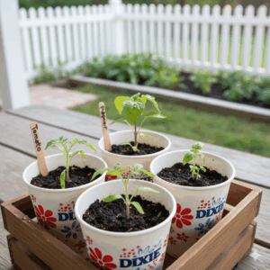 🌱 Starter Veg Plants – Seeded, Sown & Ready to Plant (Variety of 2 Plants) (Peas, Beans, Tomato, Pepper, Etc)